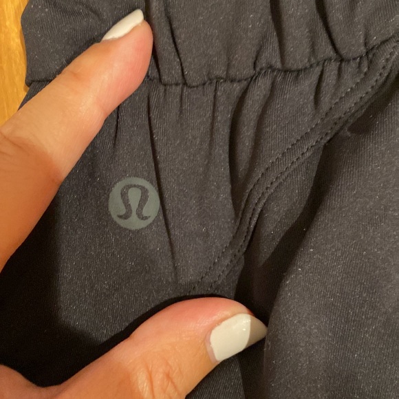 High rise lululemon black jogger sweats - Picture 8 of 10